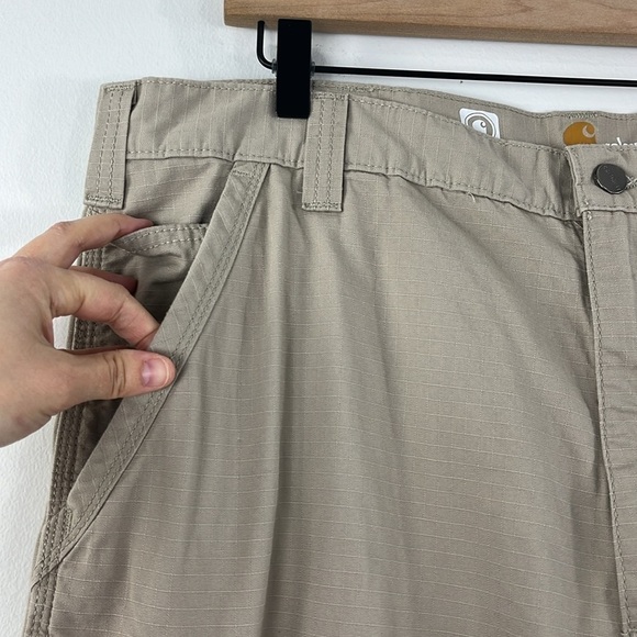 Carhartt Force Tappen Ripstock Cargo Work Pants Mens Size 40x34 Relaxed Fit - Picture 4 of 13